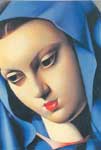 Tamara de Lempicka The Blue Virgin oil painting reproduction