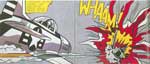 Roy Lichtenstein Whaam! (2 panels) oil painting reproduction