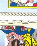 Roy Lichtenstein Two Paintings with Dado oil painting reproduction