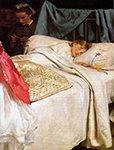 John Everett Millais Sleeping, ca1865 oil painting reproduction