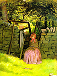 John Everett Millais Waiting, 1854 oil painting reproduction