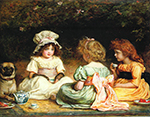 John Everett Millais Afternoon Tea, 1889 oil painting reproduction