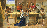 John Everett Millais Christ in the House of His Parents (`The Carpenter's Shop'), 1849 oil painting reproduction