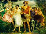 John Everett Millais Cymon and Iphigenia, 1851 oil painting reproduction