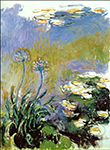 Claude Monet Agapanthus, 1914-17 oil painting reproduction