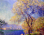 Claude Monet Antibes Seen from the Salis Gardens 01, 1888 oil painting reproduction