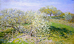 Claude Monet Apple Trees in Bloom, 1873 oil painting reproduction