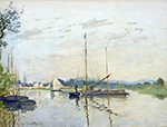 Claude Monet Argenteuil, 1872 oil painting reproduction