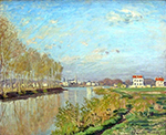 Claude Monet Argenteuil, The Seine, 1872 oil painting reproduction