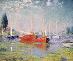 Claude Monet Argenteuil. Yachts 01, 1875 oil painting reproduction