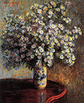 Claude Monet Asters,1880 oil painting reproduction
