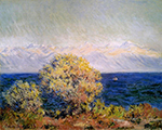 Claude Monet At Cap d'Antibes, Mistral Wind, 1888 oil painting reproduction