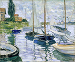 Claude Monet Barques au repos, au Petit-Gennevilliers, 1872 oil painting reproduction