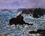 Claude Monet Belle-Ile, Rain Effect, 1886 oil painting reproduction
