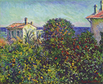 Claude Monet Bordighera, the House of Gardener, 1884 oil painting reproduction