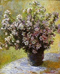 Claude Monet Bouquet of Mallows, 1880 oil painting reproduction