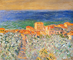 Claude Monet Burgo Marina at Bordighera,1884 oil painting reproduction
