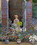 Claude Monet Camille Monet at the Window, Argentuile, 1873 1 oil painting reproduction