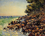 Claude Monet Cap Martin, 1884 oil painting reproduction