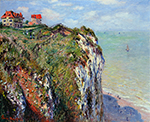 Claude Monet Cliff at Dieppe, 1882 oil painting reproduction