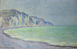 Claude Monet Cliff at Pourville 2, 1896 oil painting reproduction
