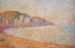 Claude Monet Cliff at Pourville in the Morning, 1897 oil painting reproduction
