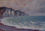 Claude Monet Cliff at Pourville, 1896 oil painting reproduction