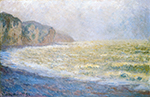 Claude Monet Cliff at Pourville, 1896 oil painting reproduction