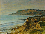 Claude Monet Cliff at Sainte-Adresse, 1873 oil painting reproduction