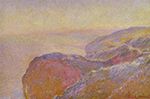 Claude Monet Cliff near Dieppe 2, 1896 oil painting reproduction