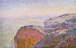 Claude Monet Cliff near Dieppe in the Morning, 1897 oil painting reproduction