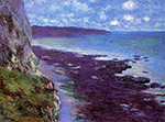 Claude Monet Cliff near Dieppe, 1882 oil painting reproduction