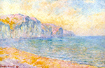 Claude Monet Cliffs at Pourville, Morning, 1897 oil painting reproduction