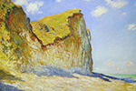 Claude Monet Cliffs near Pourville, 1882 8 oil painting reproduction