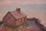 Claude Monet Customs House at Varengaville, 1897 oil painting reproduction