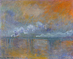 Claude Monet Charing Cross Bridge 02, 1902 oil painting reproduction