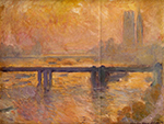 Claude Monet Charing Cross Bridge 02, 1903 oil painting reproduction