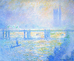 Claude Monet Charing Cross Bridge 03, 1899 oil painting reproduction