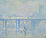 Claude Monet Charing Cross Bridge, 1899 oil painting reproduction