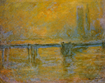Claude Monet Charing Cross Bridge, 1901 oil painting reproduction