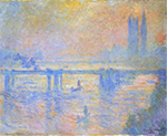 Claude Monet Charing Cross Bridge, 1902 oil painting reproduction