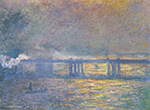 Claude Monet Charing Cross Bridge, 1903 oil painting reproduction