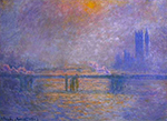 Claude Monet Charing Cross Bridge, The Thames 02, 1903 oil painting reproduction