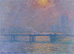 Claude Monet Charing Cross Bridge, The Thames, 1903 oil painting reproduction