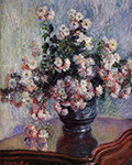 Claude Monet Chrysanthemums, 1880-81 oil painting reproduction