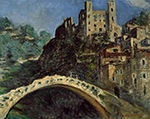 Claude Monet Dolceacqua, Castle, 1884 oil painting reproduction
