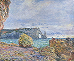 Claude Monet Etretat, the Beach and the Porte d'Aval, 1883 oil painting reproduction