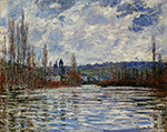 Claude Monet Flood of the Seine at Vetheuil, 1881 oil painting reproduction