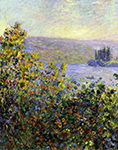 Claude Monet Flowers Beds at Vetheuil, 1881 oil painting reproduction