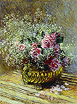 Claude Monet Flowers in a Pot, 1878 oil painting reproduction
